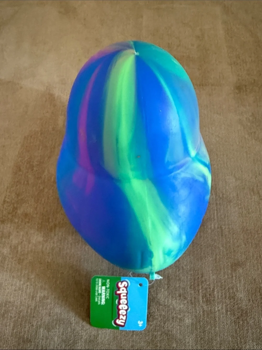 Sunny Days Jumbo Squeezy Ducks - Tie Dye Blue | New